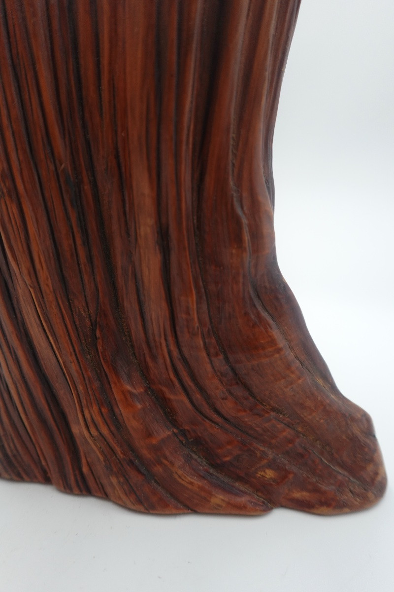 Japan, Shōwa Period (1926–1989) - Tree Stump-shaped Brush Holder-photo-7