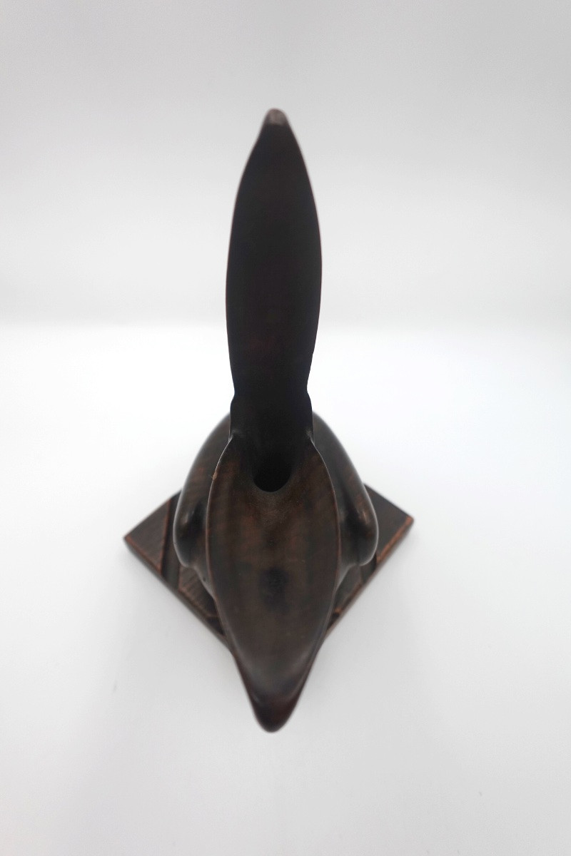 Noël-ange Martini (1886–1962) - Art Deco Ashtray / Sculpture Depicting A Pelican-photo-5