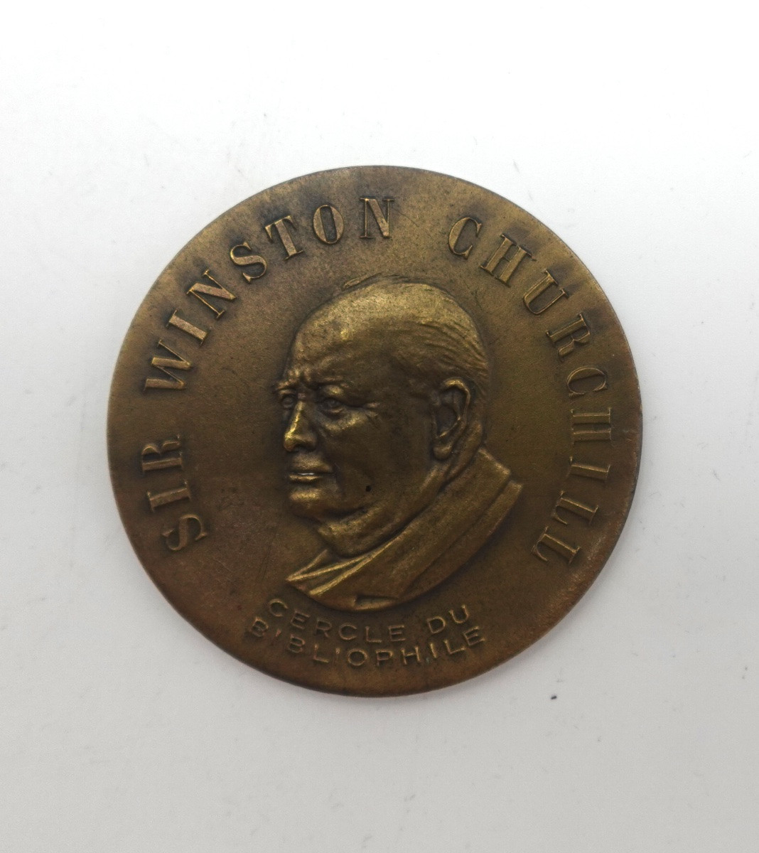 Sir Winston Churchill Medal - Cercle Du Bibliophile-photo-2