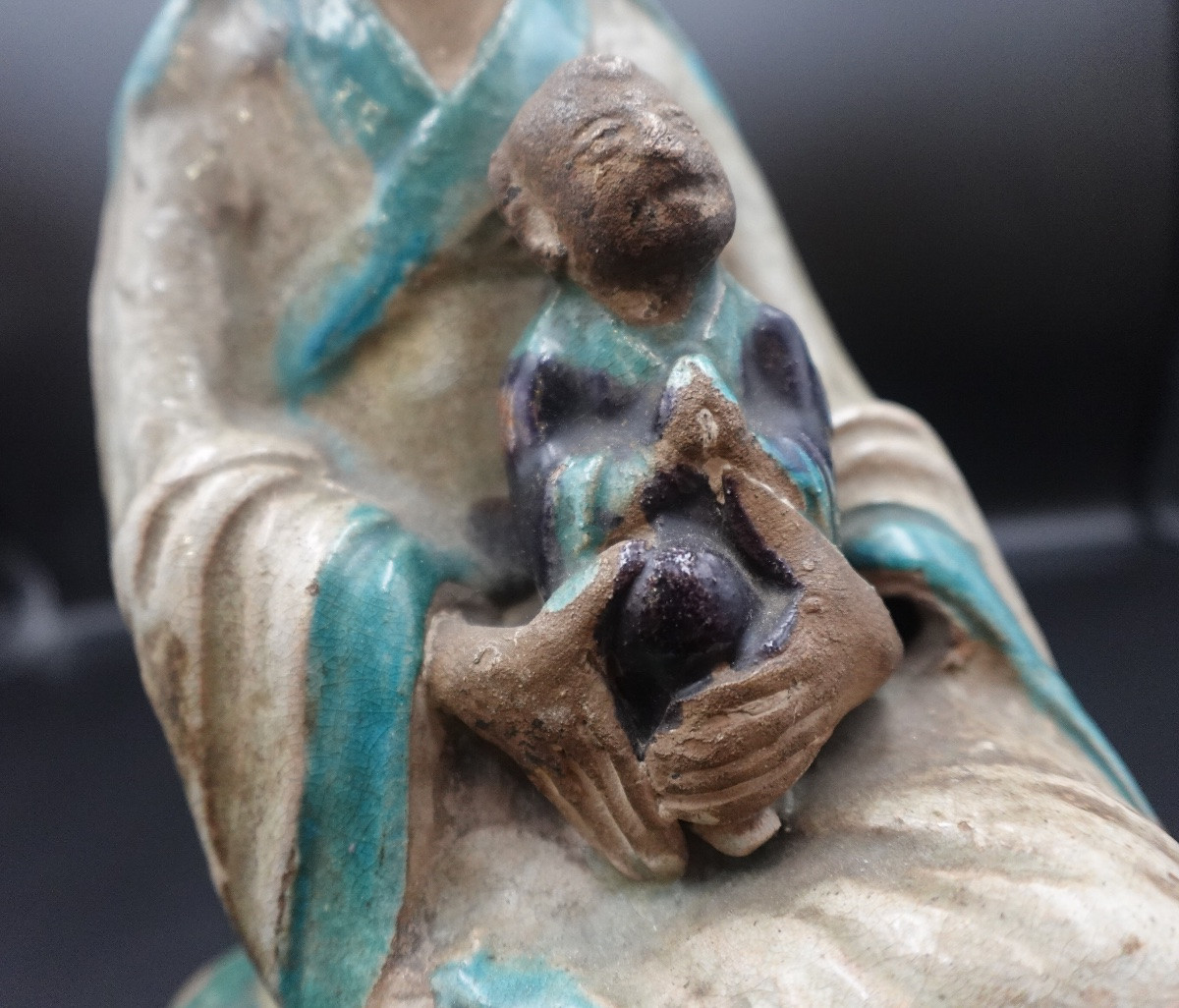Chine, fin de la dynastie Ming - Guanyin à l’Enfant-photo-7