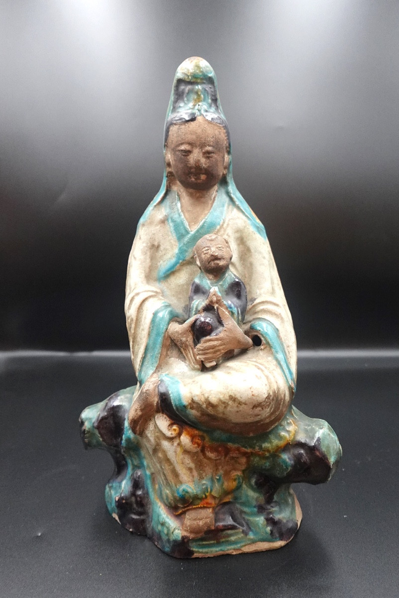 Chine, fin de la dynastie Ming - Guanyin à l’Enfant