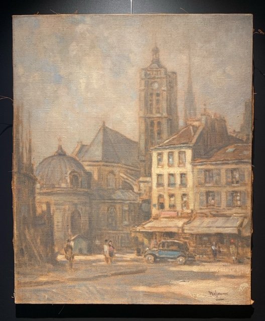 Louis Willaume (1874-1949), L'église Saint-laurent à Paris-photo-1