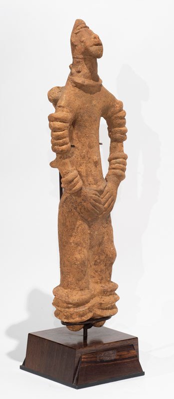 Bankoni Culture Mali 15th / 16th Century - African Hunter With His Quiver-photo-1
