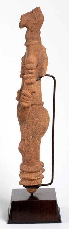 Bankoni Culture Mali 15th / 16th Century - African Hunter With His Quiver-photo-2