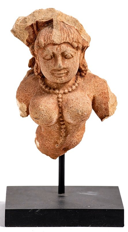 Inde 10ème Siècle / 13ème Siècle - Statuette d'Une Apsara Dans Le Style Médiéval Indien