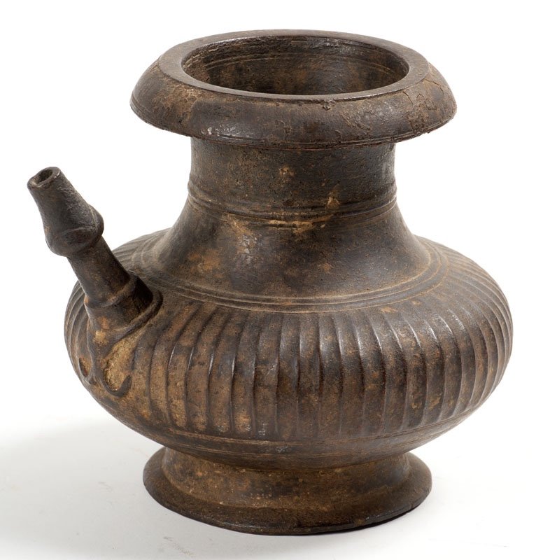 India, Deccan, 16th Century- Indian Bronze Lota. -photo-2