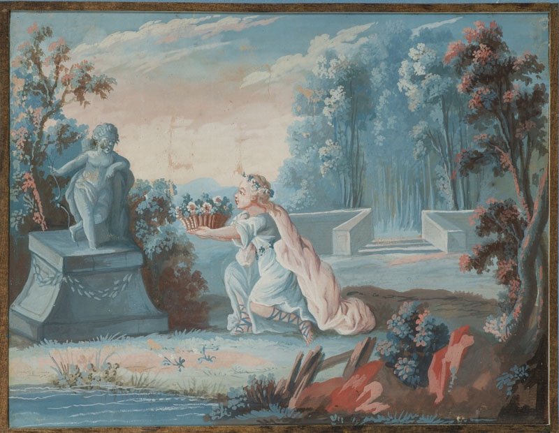 French School (in The Taste Of), 18th Century- Tribute To Love.
