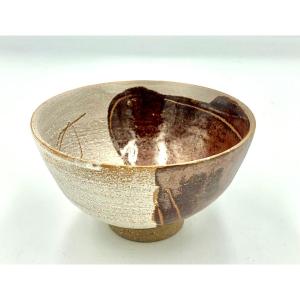 Small Porcelain Stoneware Cup In The Raku Style - Contemporary School - 20th Century
