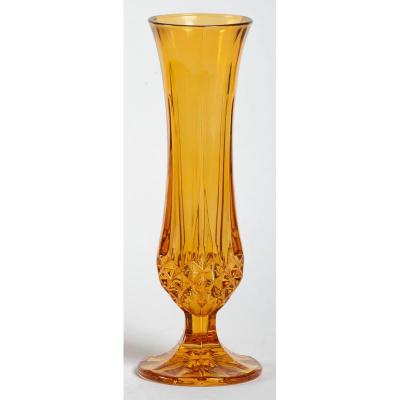 Orange Glass Soliflore Vase