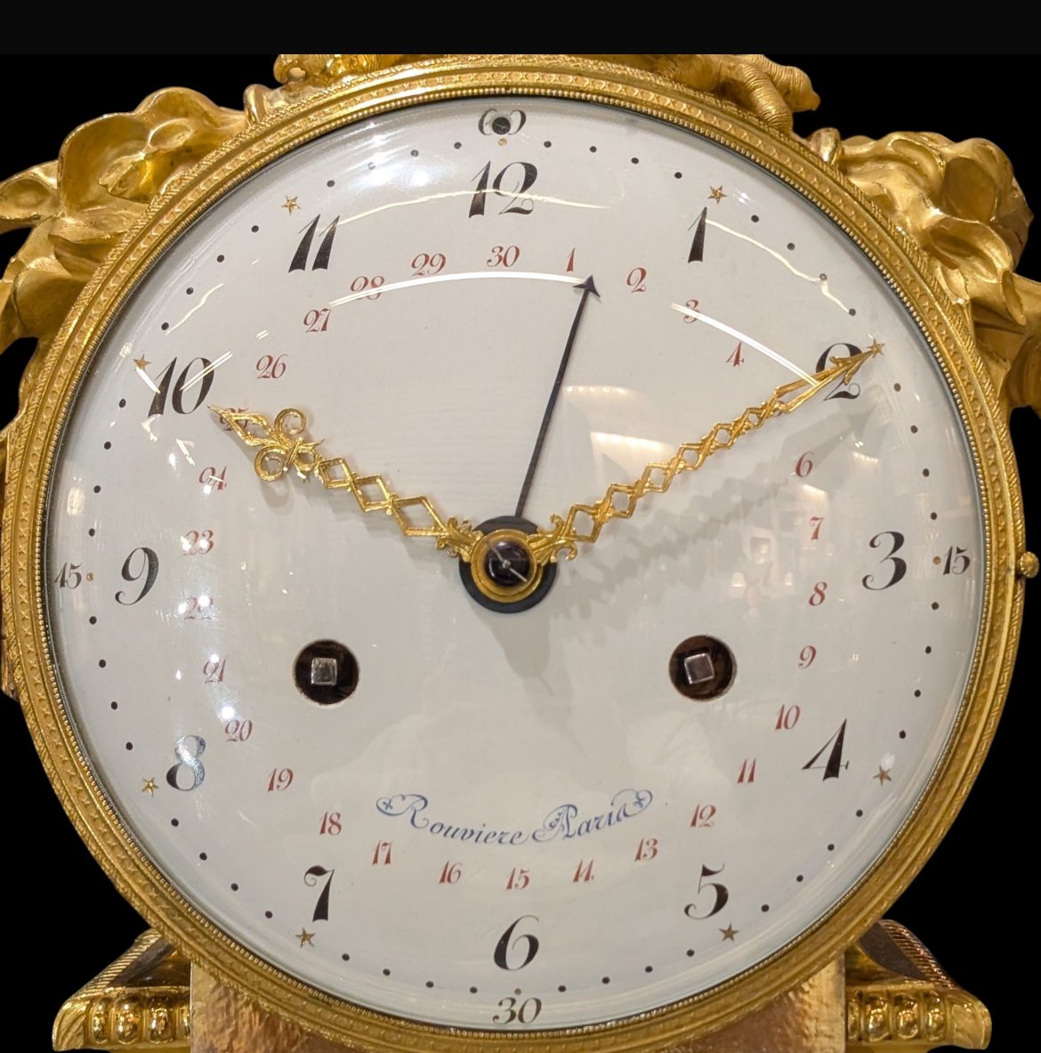 Pendule à l'étude d'époque louis XVI-photo-5