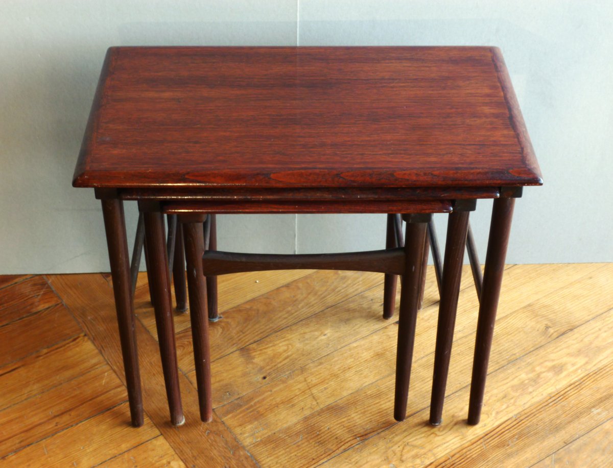 Vintage Danish Nesting Tables From Dyrlund, 1960s, Set Of 3-photo-3