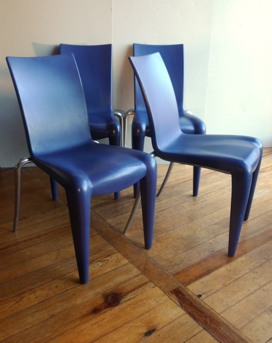 Louis XX Chairs By Philippe Starck For Vitra, 1990s, Set Of 4