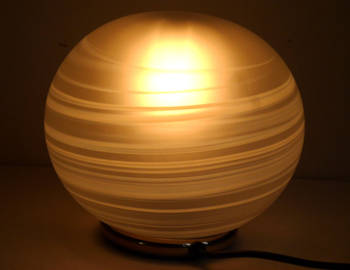 Lampe Giove, design Ludovico Diaz De Santillana, pour VeArt, Murano années 1970-photo-2