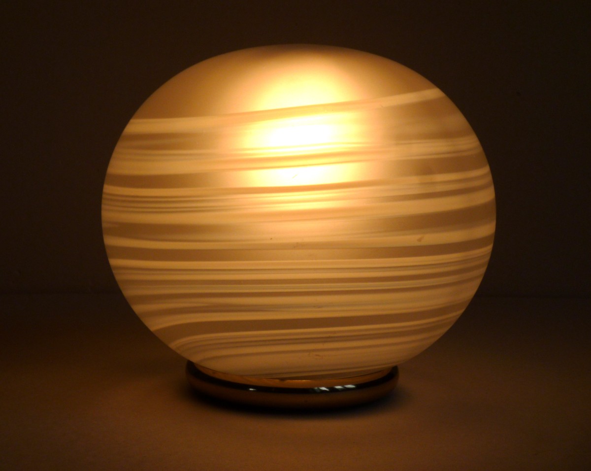 Lampe Giove, design Ludovico Diaz De Santillana, pour VeArt, Murano années 1970