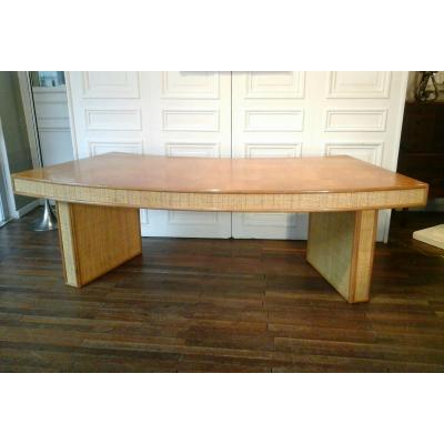 Rattan Large Desk