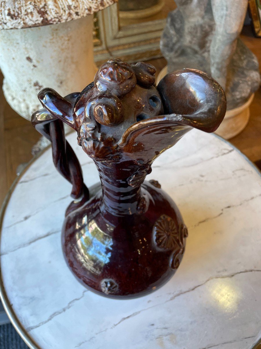 Lady Of Avignon In Terracotta XIX-photo-3