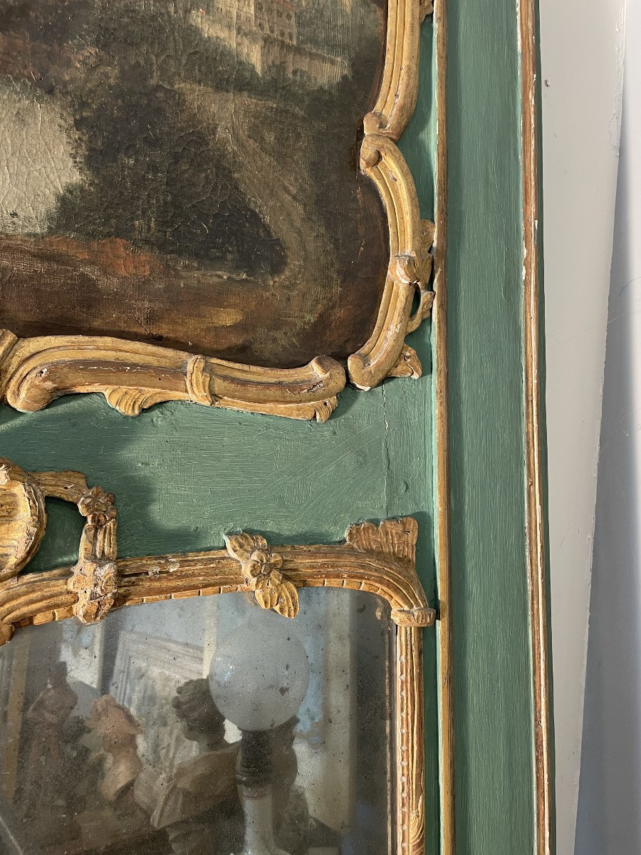 Painted Trumeau, 18th Century -photo-2