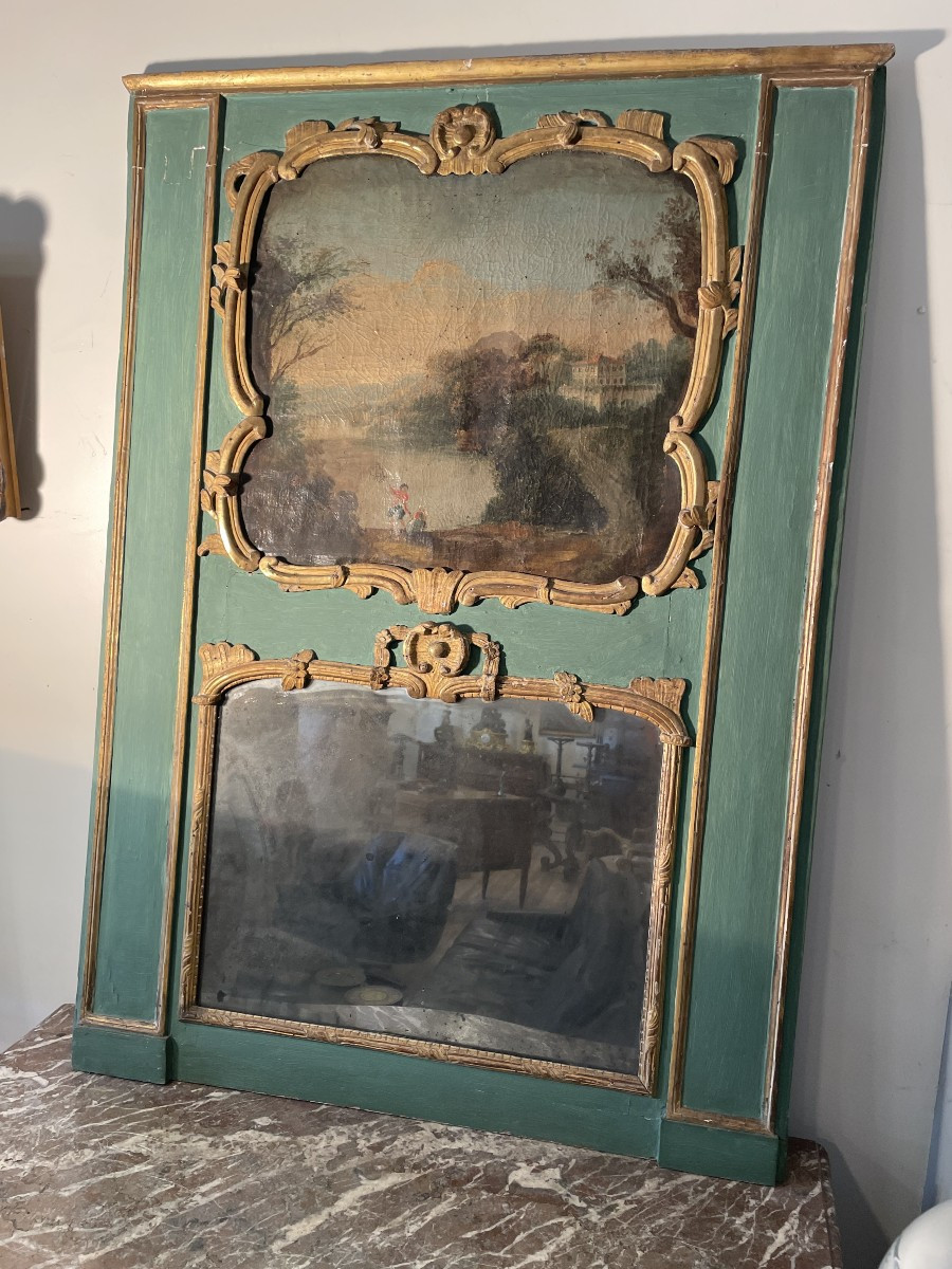 Painted Trumeau, 18th Century 