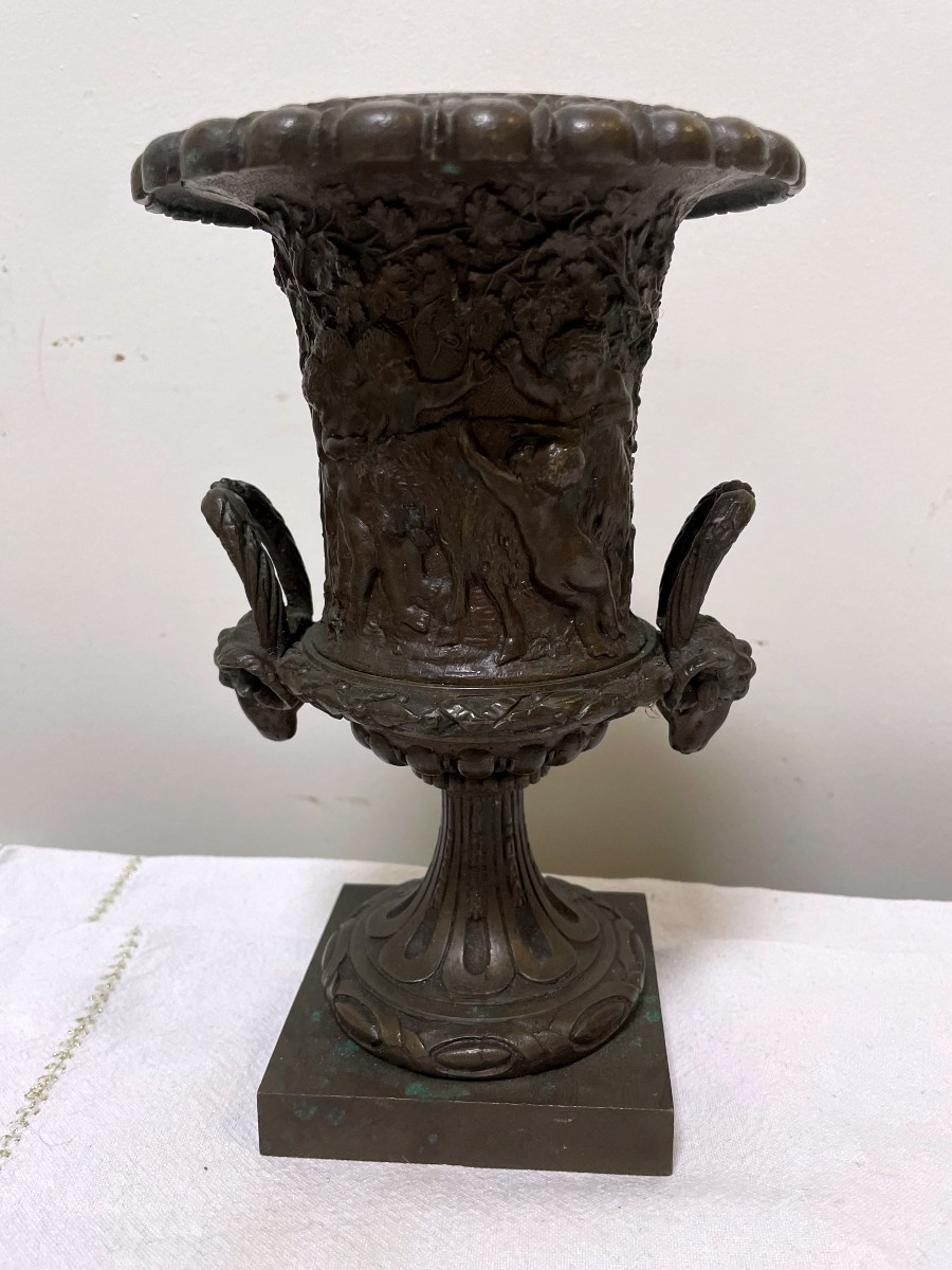 petit Vase en bronze époque 1900-photo-4