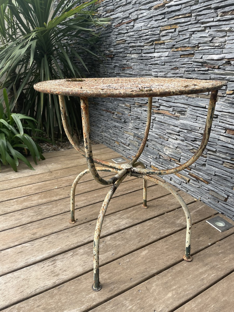 Table de  jardin en  époque 1940-photo-2
