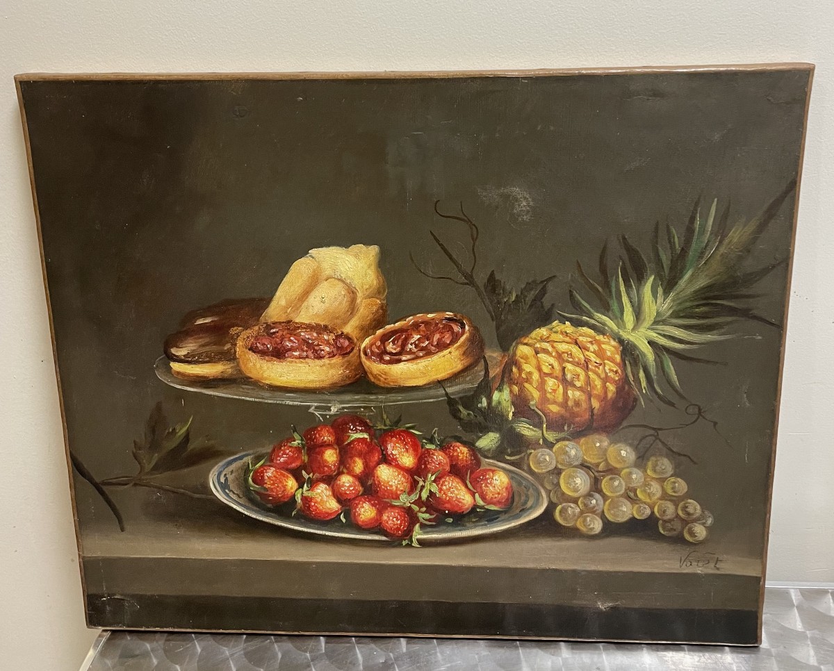 Nature morte au Fruits époque 1900