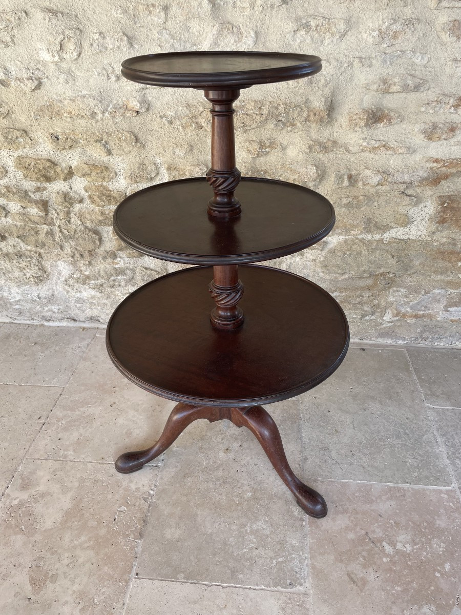 Etagère Anglaise en Acajou époque  XIX éme -photo-4