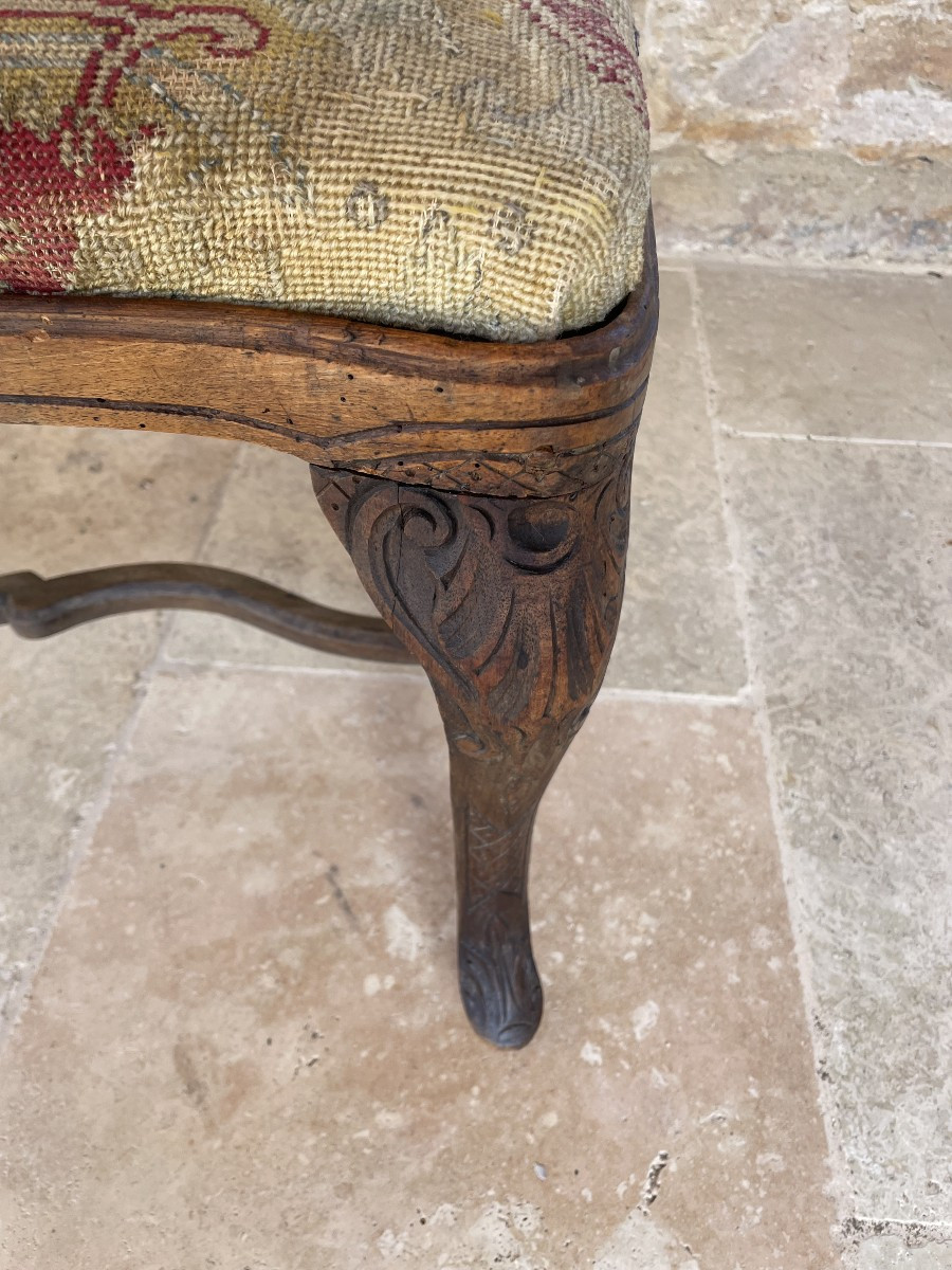 18th Century Tapestry Bench-photo-2