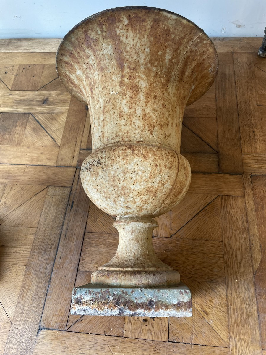 Rare Set Of Five 18th Century Medici Vases -photo-1