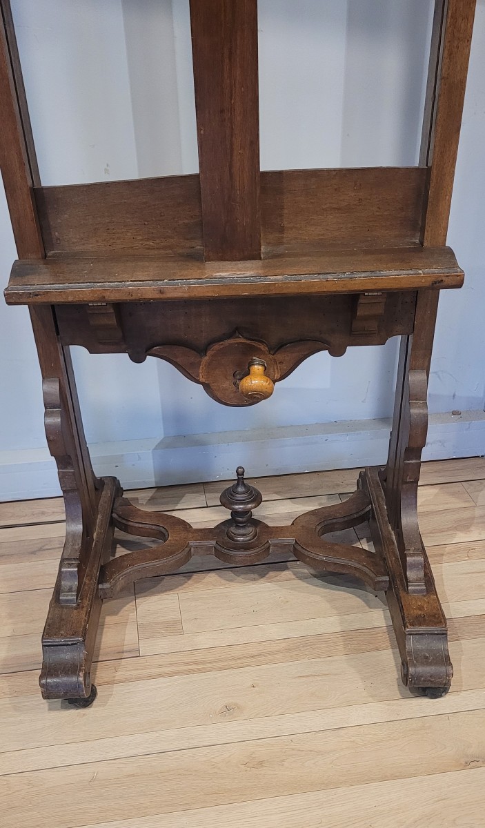 Chevalet  d'Atelier XIX ème en noyer -photo-3