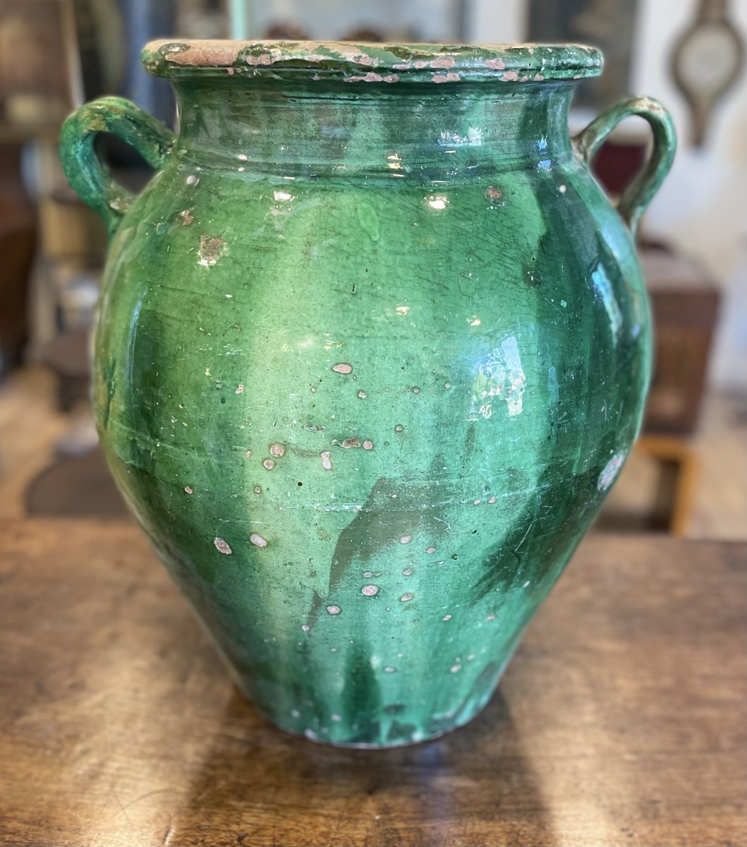 Green Tornac Vase, 19th Century 