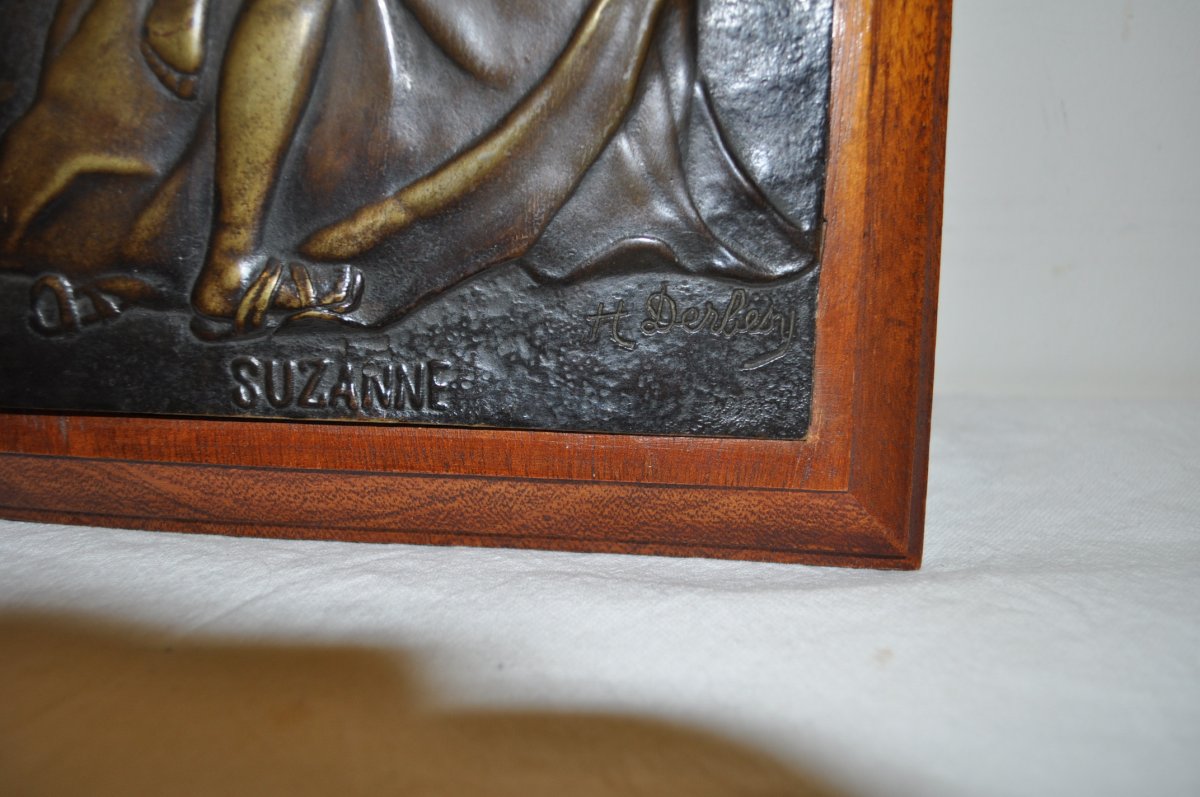 Bronze Plate Woman Leaving The Bath 1925-photo-2