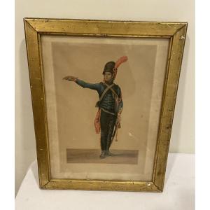 Military Watercolor By General Lejeune