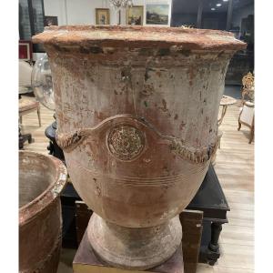 Vase From Anduze, Early 19th Century, Signed Boisset 