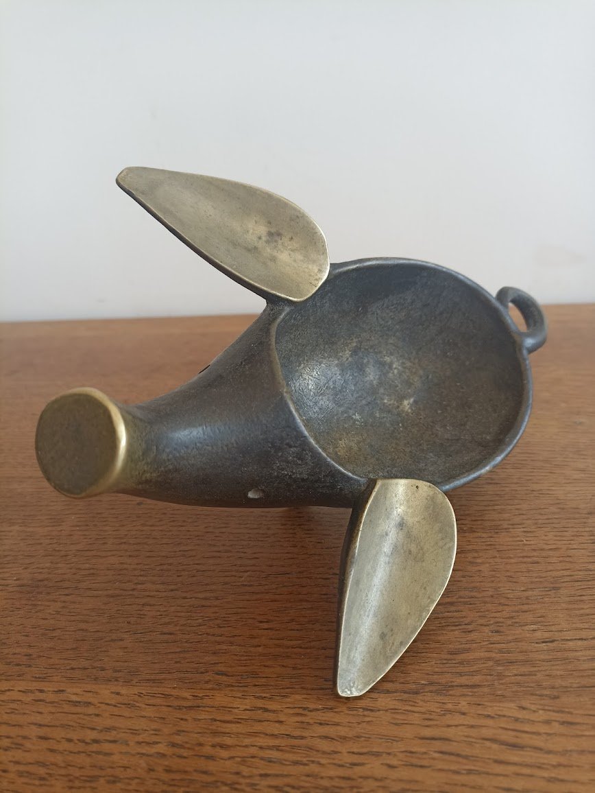 Zoomorphic Bronze Ashtray -photo-2