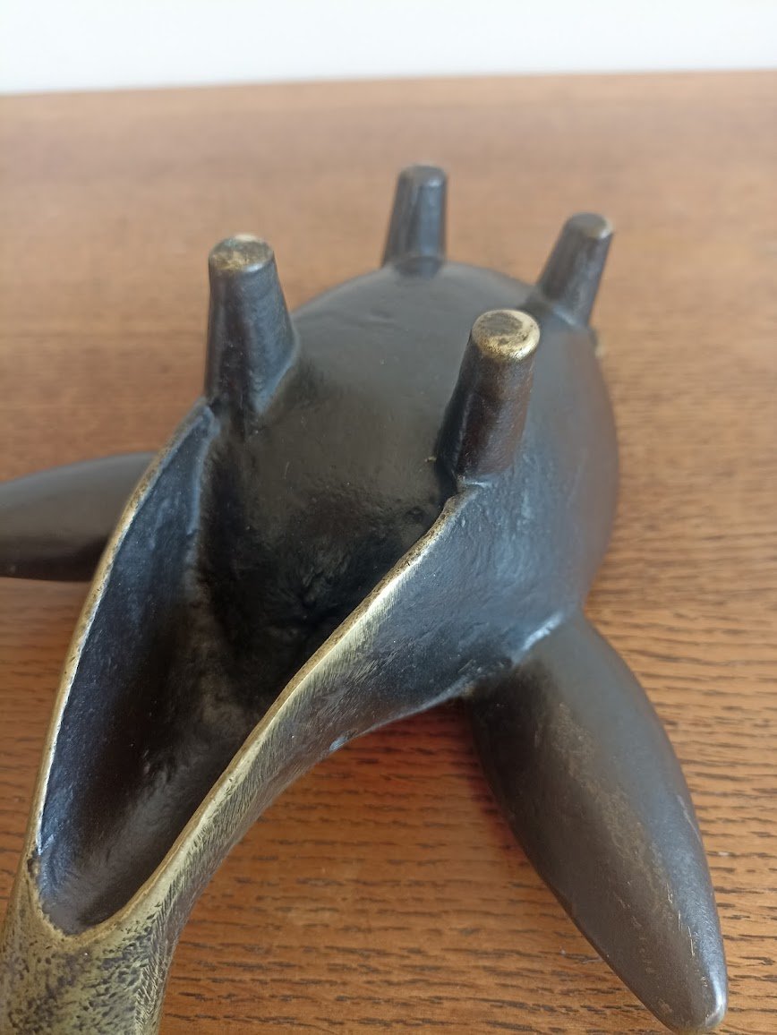 Zoomorphic Bronze Ashtray -photo-1