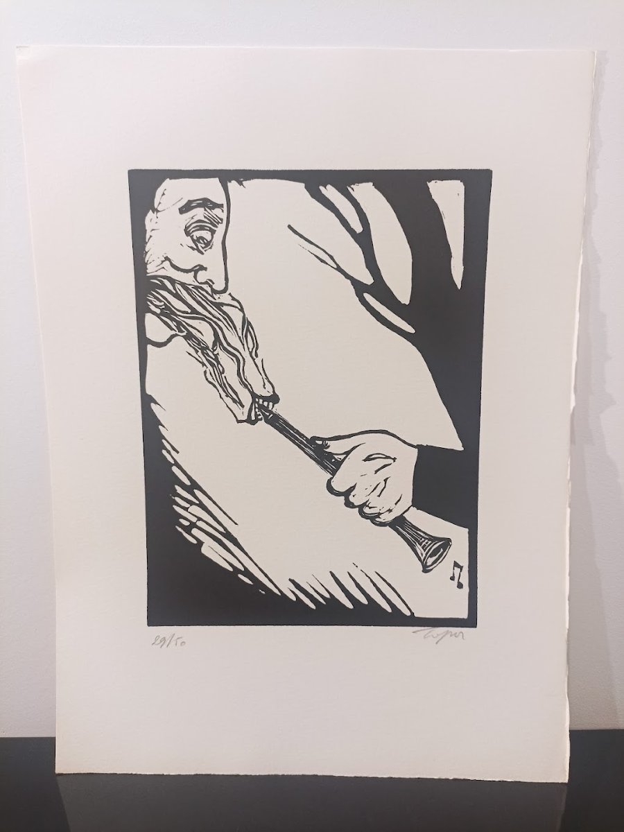 ROLAND TOPOR suite de 6 linogravures -photo-2