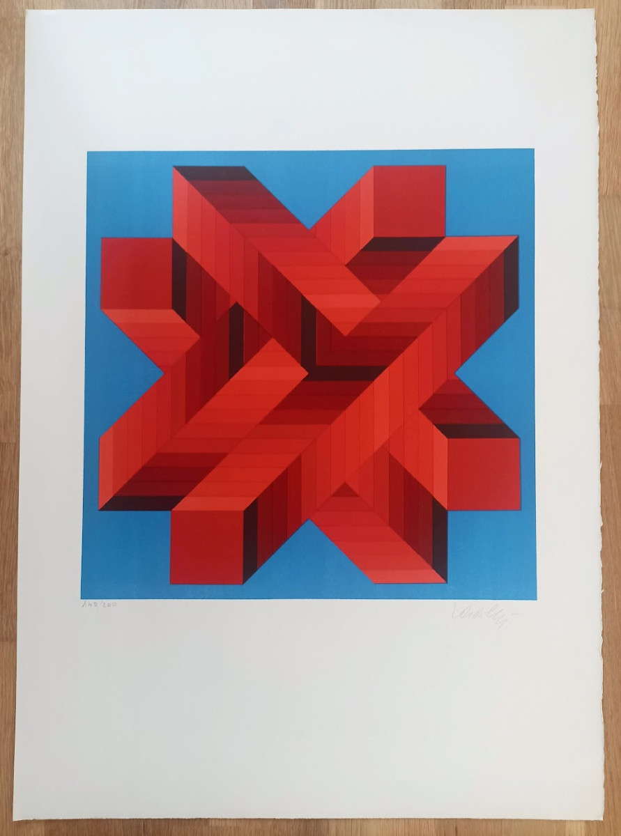 Sérigraphie de Victor Vasarely 