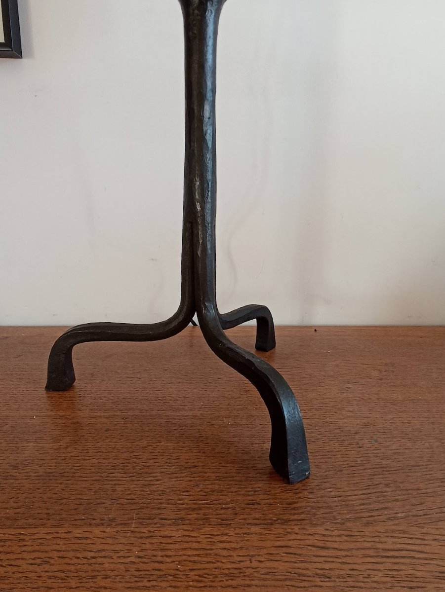 Lamp By Francis Dewaele Of The Atelier Marolles (jean Touret)-photo-3