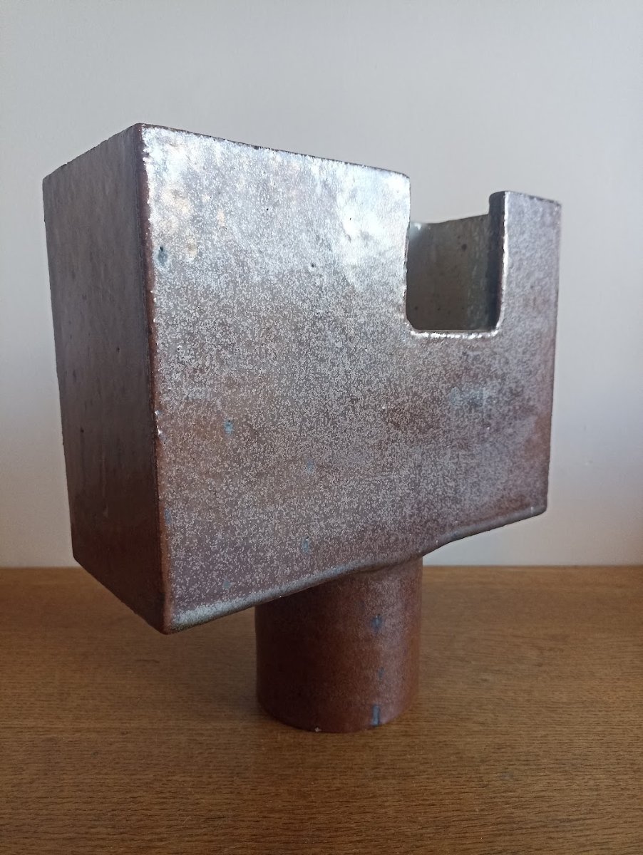 Vase en grès de Jean Claude Séris-photo-2