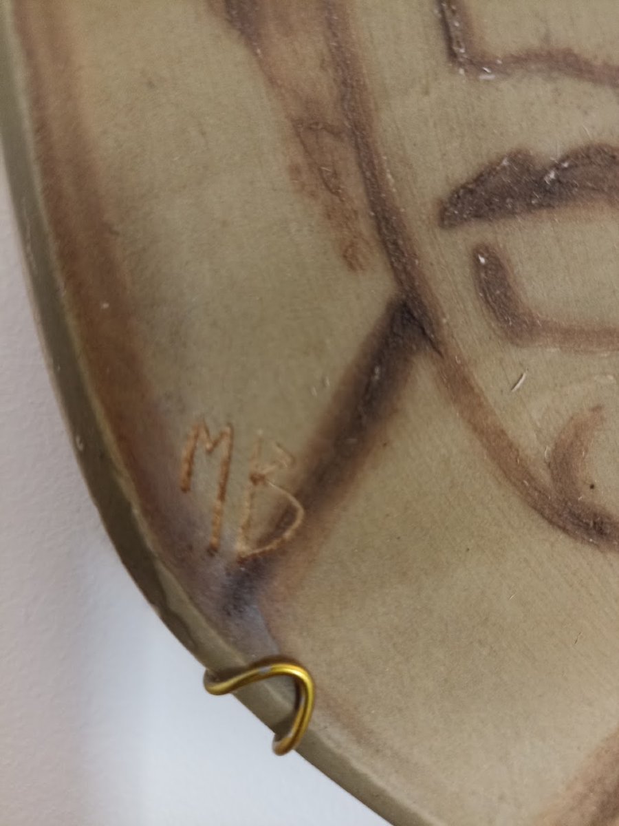 Ceramic Plate From The 1950s -photo-1