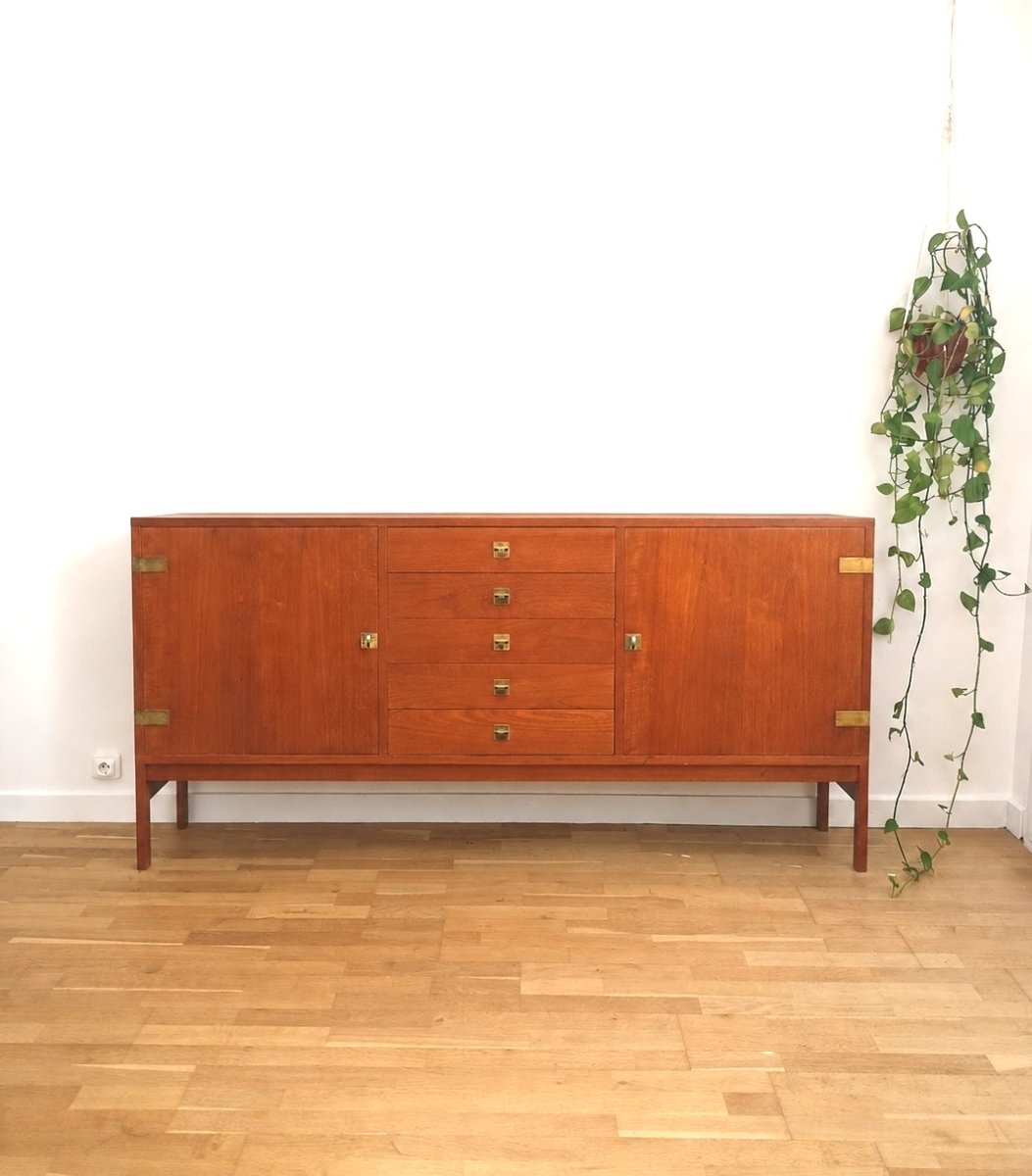 Scandinavian Sideboard By Ole Gjerlov Knudsen & Torbend Lind 