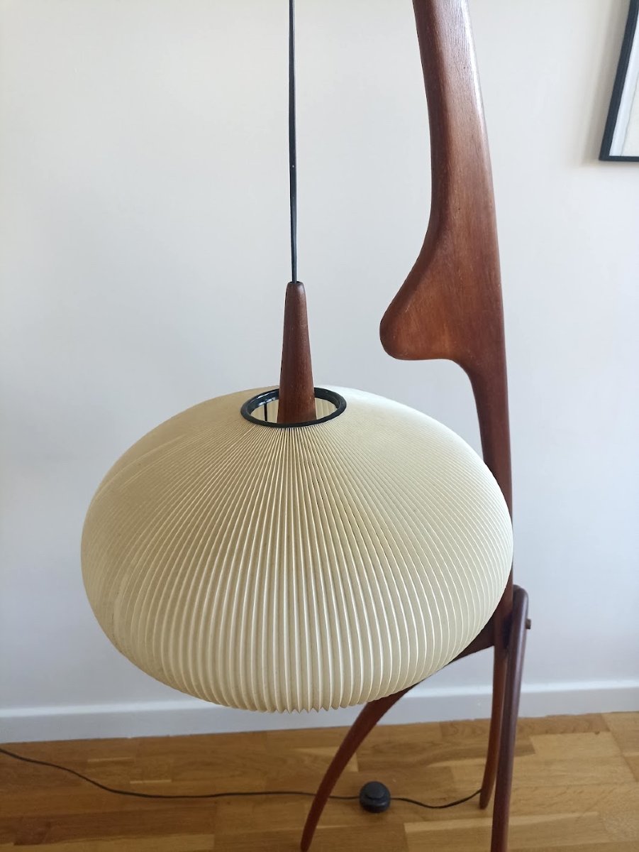 Rispal "praying Mantis" Floor Lamp, 1950s -photo-2