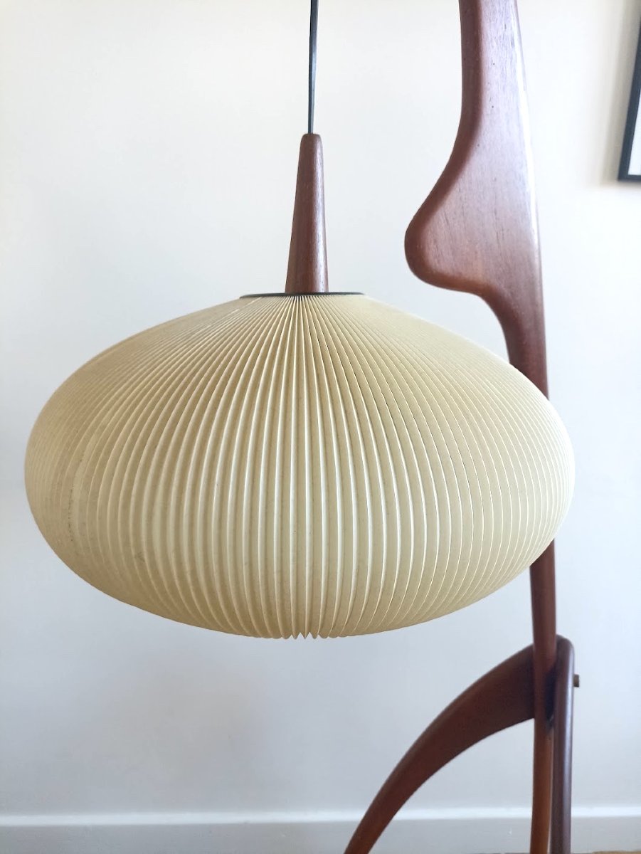 Rispal "praying Mantis" Floor Lamp, 1950s -photo-3