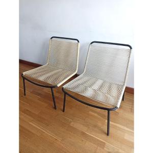 André Monpoix Pair Of Armchairs 151 