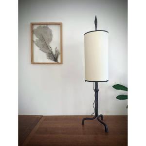 Lampe de Francis Dewaele de l'atelier marolles (jean Touret)