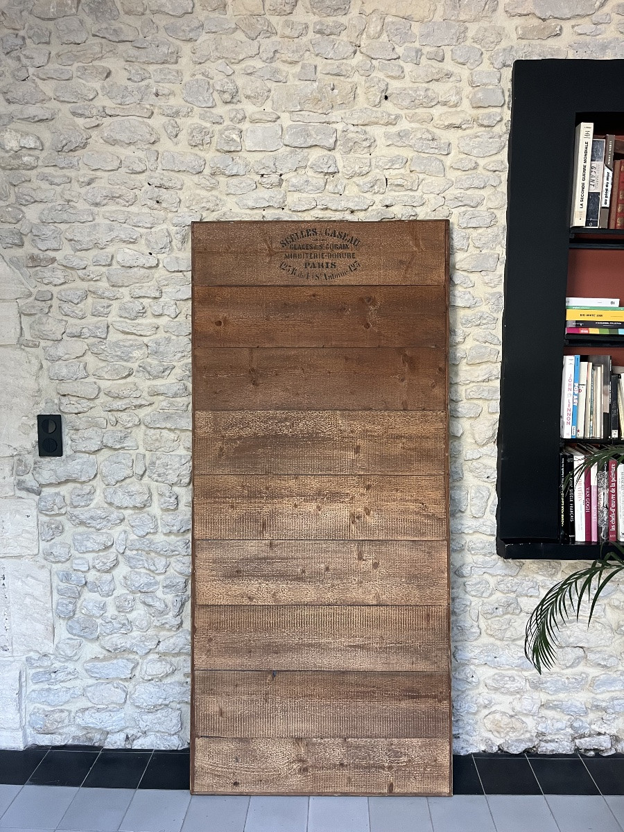 Antique Mirror, 200/91.5cm, Gilded With Gold Leaf, A Mirror Between Two Panes, Glass -photo-8