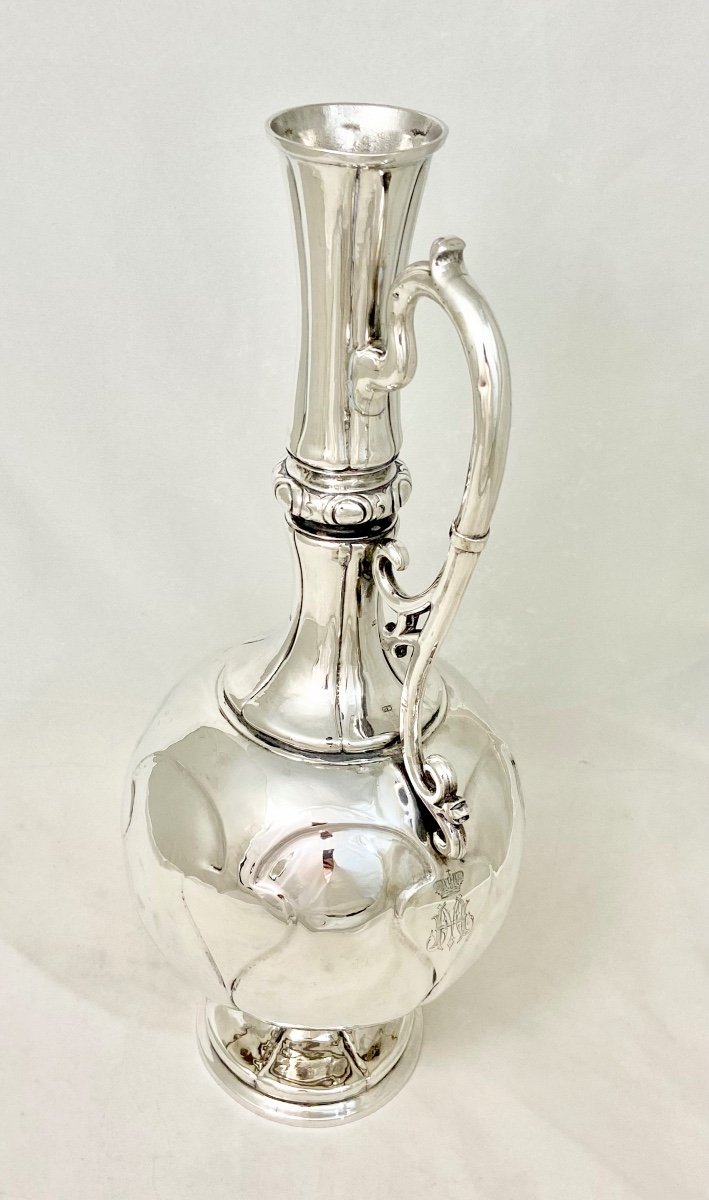 Ewer, Silver, Moscow 1869, Monogram Of Grand Duke Mikhail Nikolayevich Romanov-photo-4