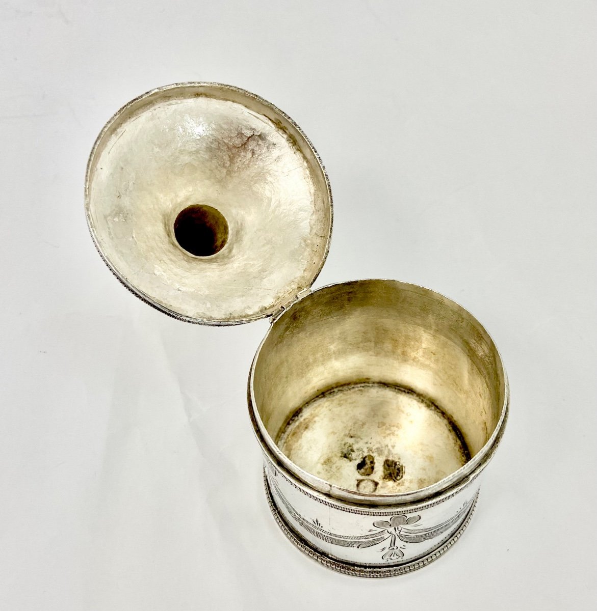 Sprinkler, Sterling Silver, XIXth Century, Tunisia, Louis XVI Style-photo-2