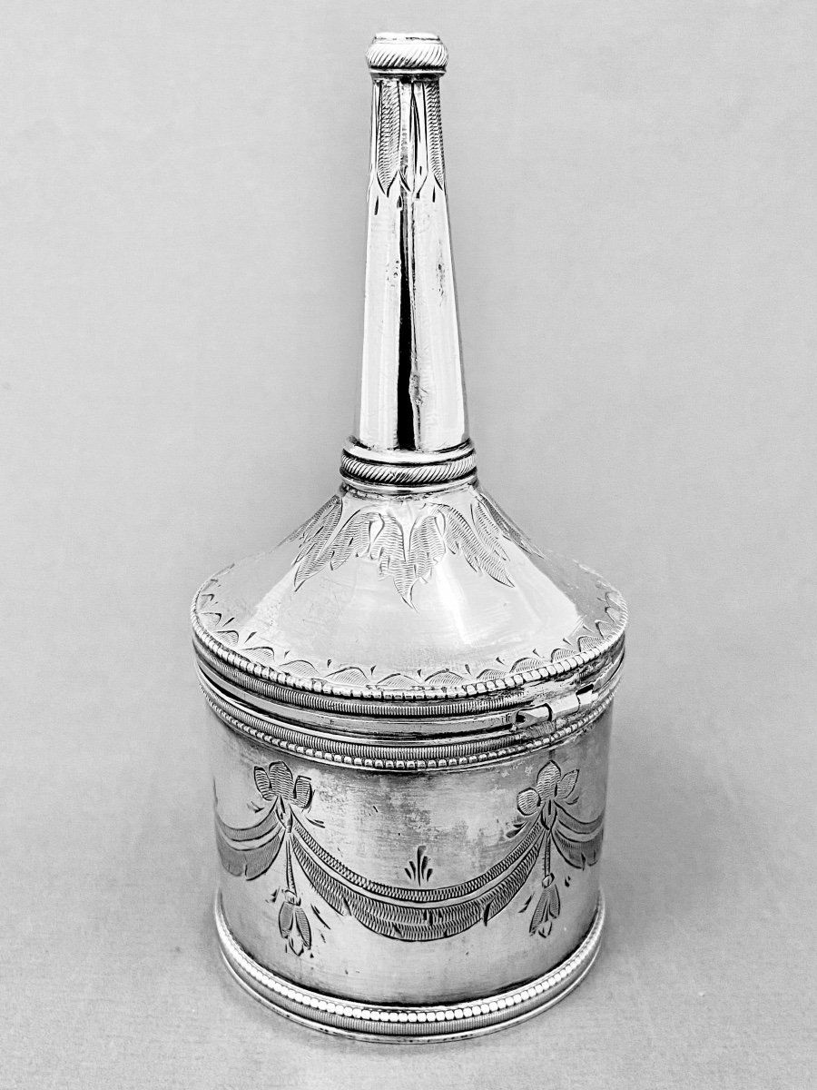 Sprinkler, Sterling Silver, XIXth Century, Tunisia, Louis XVI Style-photo-6