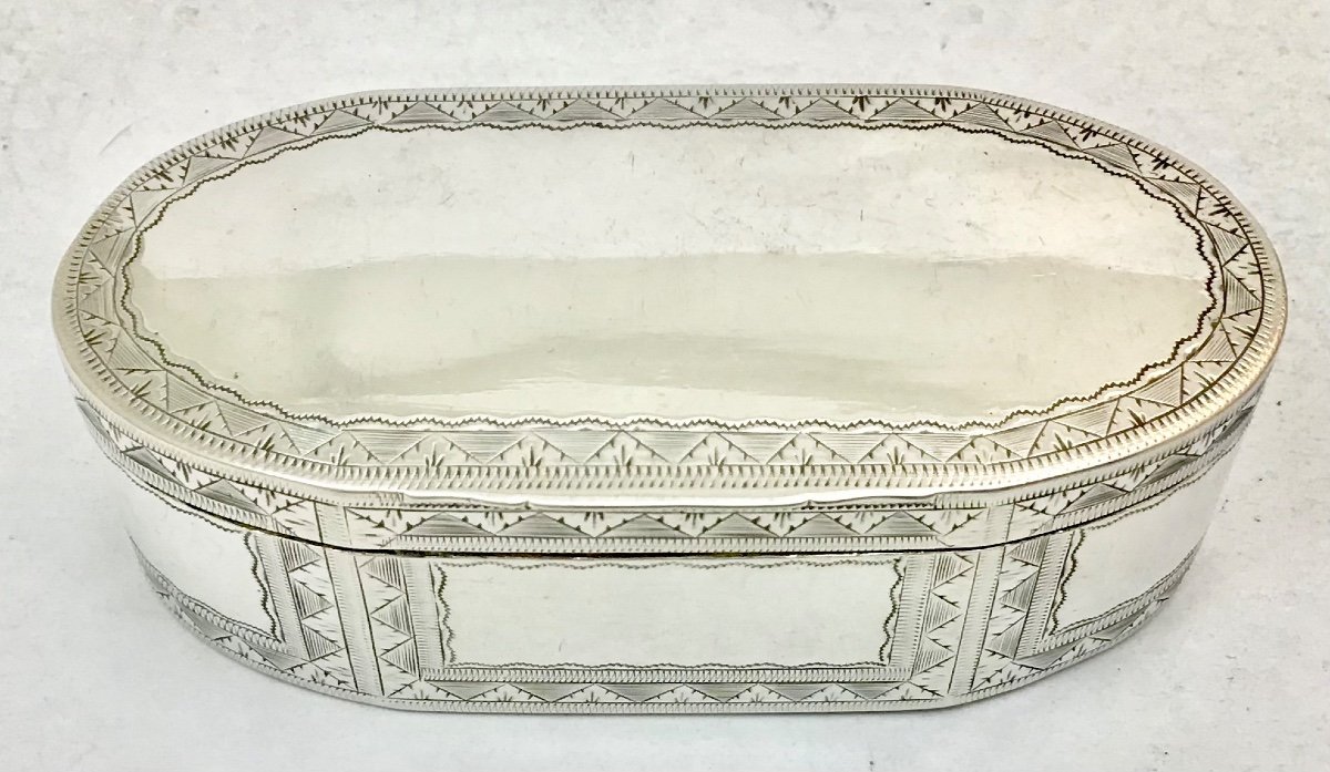 Boîte à Priser Louis XVI, Ath 1789, Argent Massif Et Vermeil -photo-6